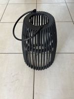 Laterne schwarz mit Bügel 36cm