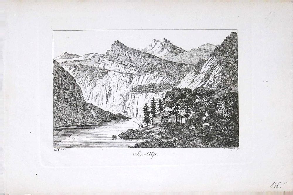 Seealpsee Kupferstich von Meyer (Gebraucht) in Rafz für CHF 48 – mit ...
