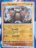 Terrakion - Reverse Holo Pokemon White Flare - #7.5
