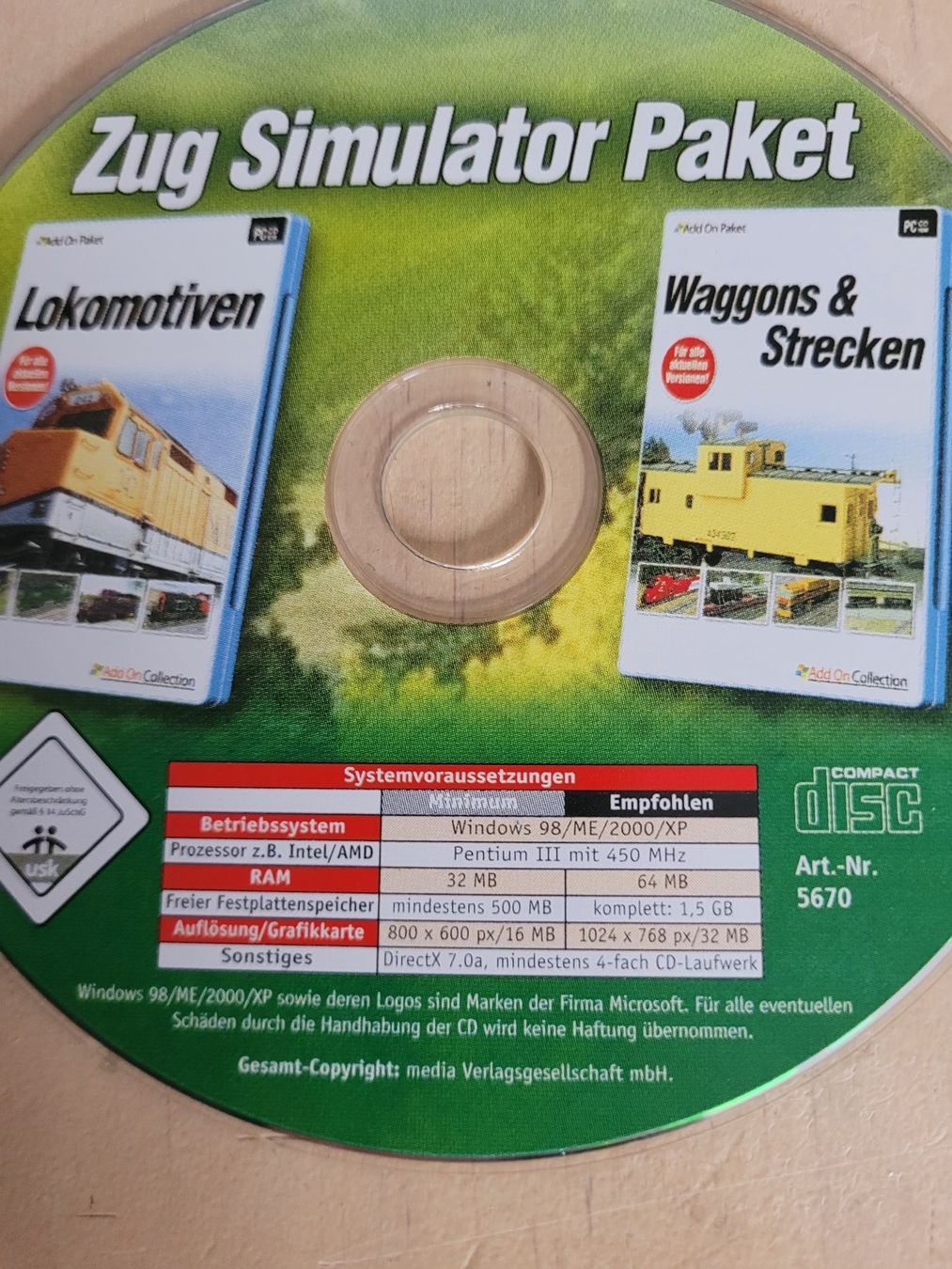 Microsoft Jeux: Zug Simulator PC Games – D'occasion à Schwarzenburg par Obofi 1