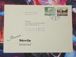 CL31 Enveloppe + Timbre Suisse 1955