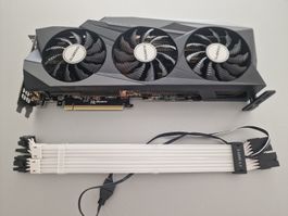GeForce RTX 3080 Gigabyte Gaming OC 10G   + LianLi RGB Kabel