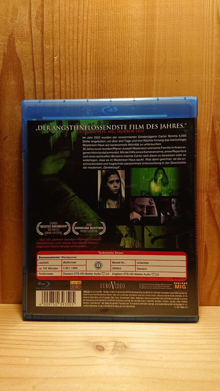 Tutti i DVDs: PARANORMAL INVESTIGATIONS Blu-Ray – Usato da Wilderswil venduto da Exebub 1