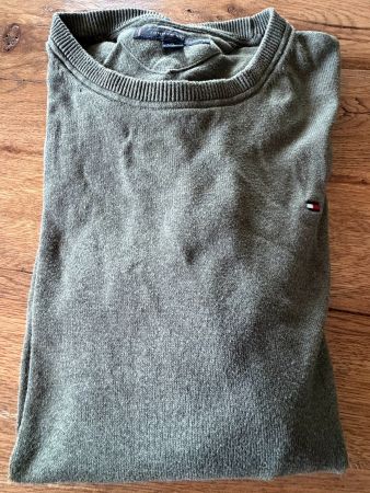 TOMMY HILFIGER Pullover grün