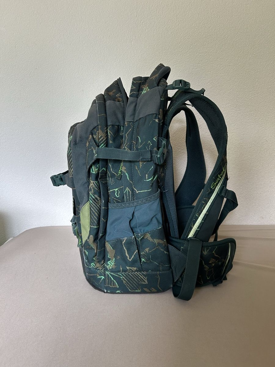 Satch Kindertaschen: Satch Pack grün mit Muster – Gebraucht aus Wiler (Lötschen) von Nad4 1