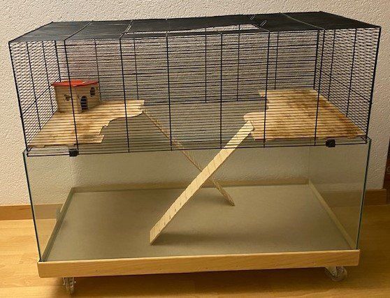 Hamiledyi Hamsterkäfig-Plattformen Aus Holz – 4-teiliges Set, Kletter- & Ruheplattform Für Nager