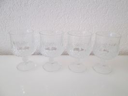 4 Weingläser
