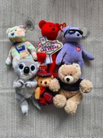 Stofftier-Bären - 3x TY Beanie Baby, 1x TY Beanie Belly u.a