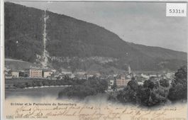 St. Imier et le Funiculaire du Sonnenberg - coloriert