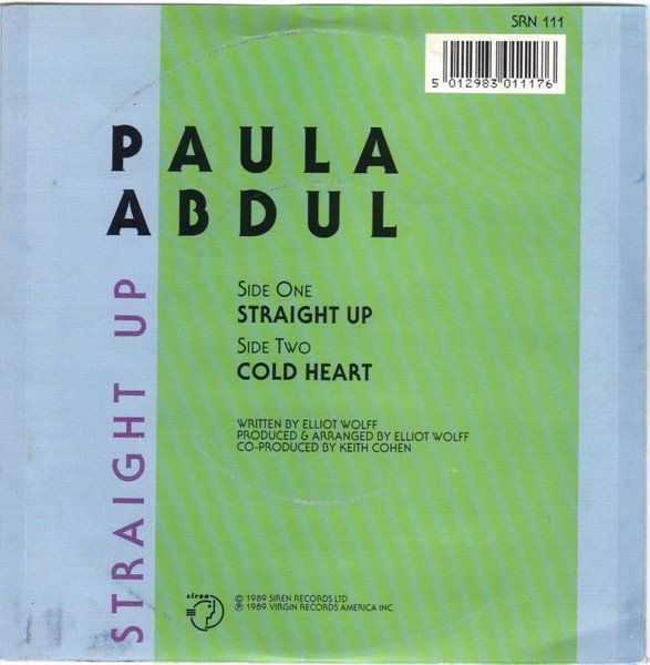 Schallplatten: Abdul Paula: Straight Up 7" – Gebraucht aus Steinhausen von Vilivinili 1