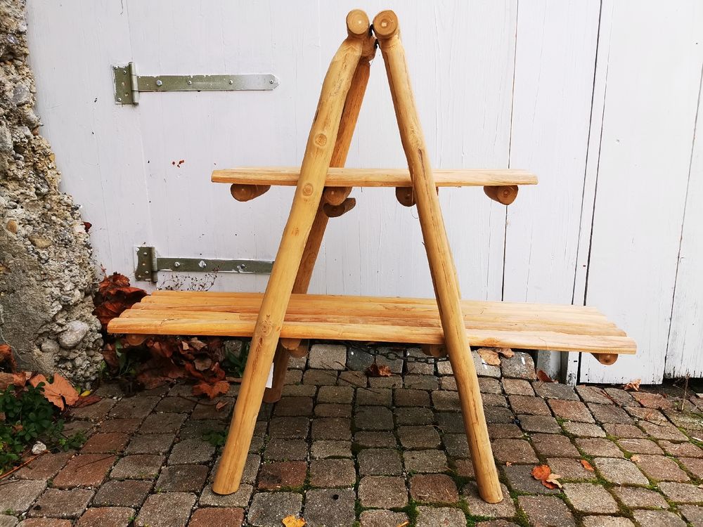Holz Regal Garten Balkon Pflanzen Winterfest massiv Deko Kaufen auf