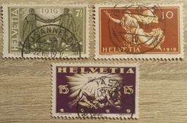 Lote sellos Suiza, 1919