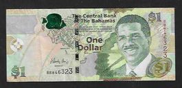 Bahamas  1  Dollar  2015  Gebraucht