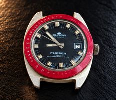 Montre vintage Eloga Flipper Automatic Fonctionne