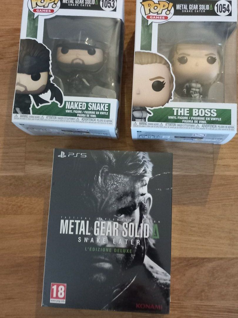 Giochi: Metal Gear Solid Delta PS5 Edition Deluxe + 2 Funko Pop – Nuovo e nell'imballaggio originale da Yverdon-les-Bains venduto da fla_z2k7