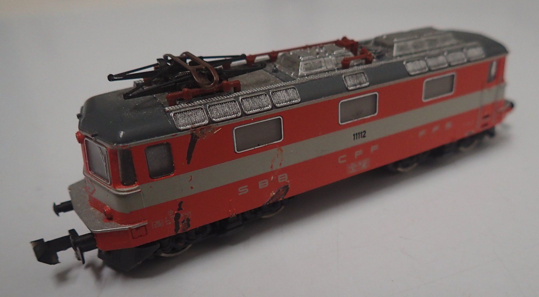 MINITRIX N: SBB Swiss Express Re 4/4 III 11112 - für Bastler (Defekt ...