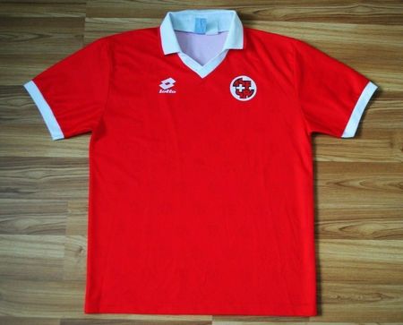 ORIGINAL SCHWEIZ NATI WM 1994 TRIKOT LOTTO S
