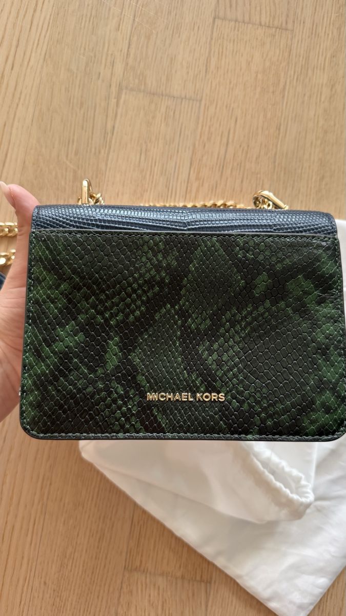 Michael Kors Borse da donna: Michael Kors Crossbody Bag - Navy Lizard Embossed Leather – Usato da Pratteln venduto da phi_2b8n 2