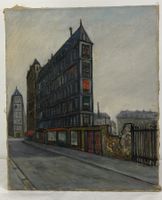 Wale Kölliker Ölgemälde Paris Montmartre Stadt Kunst
