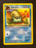 Pokemon -   1 Edition  Karte Fossil   Amonitas