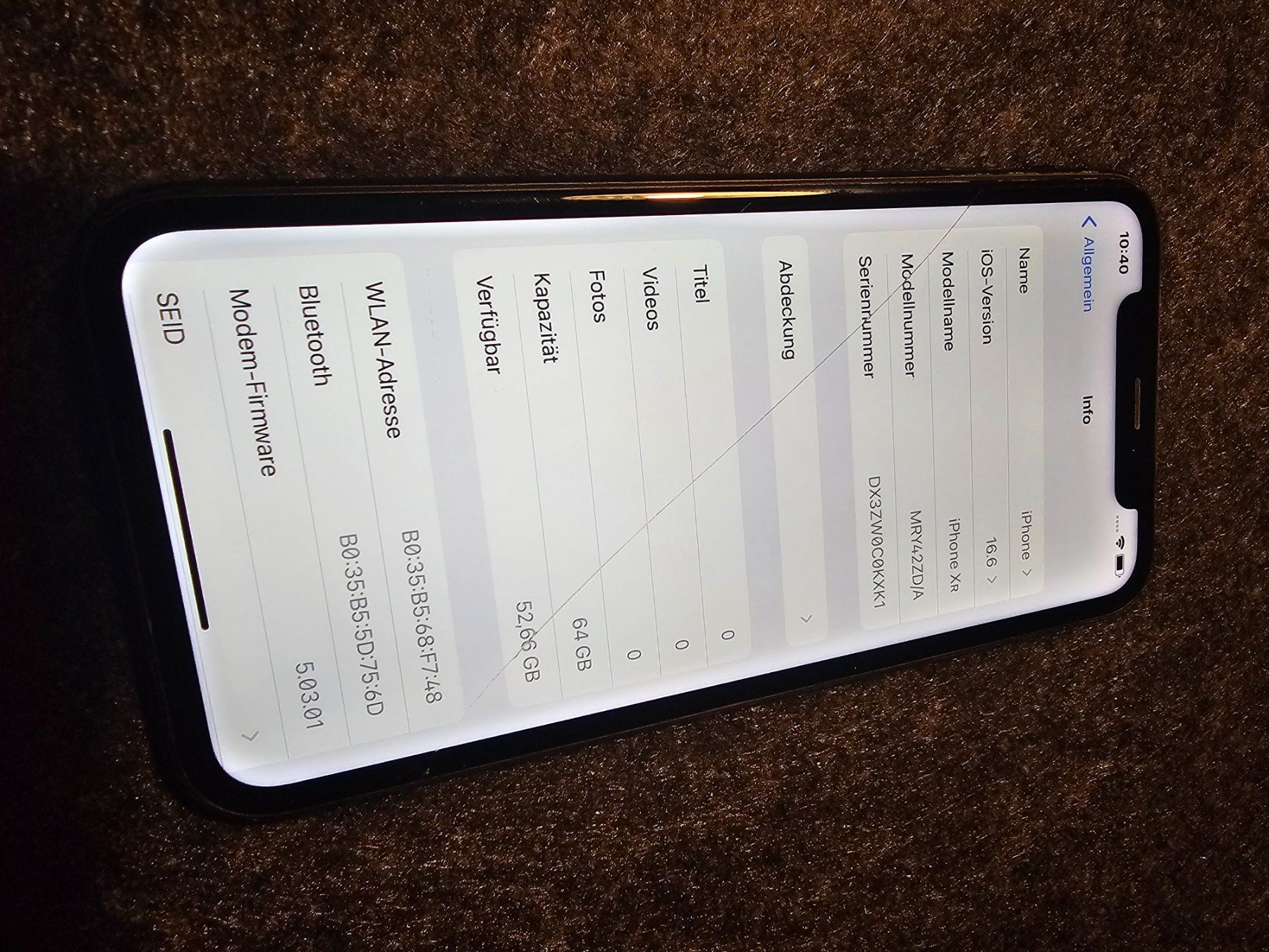 Apple Telefoni cellulari / Smartphones: Handy iPhone XR - 64GB - Defekt – Difettoso da Zweidlen venduto da RepToGo 3