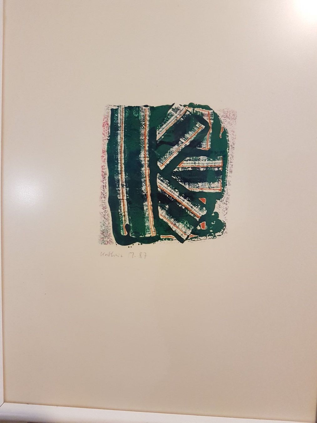 Gemälde: Abstraktes Kunstwerk "Kathrin" – Original Mischtechnik 1987 – Gebraucht aus Glattbrugg von casabelavista 4
