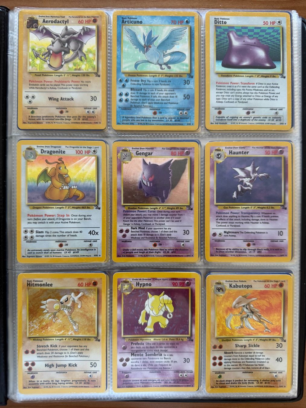Pokémon Carte collezionabili: Complete Pokémon Fossil 1999 Collection – Usato da Lausanne venduto da laminas