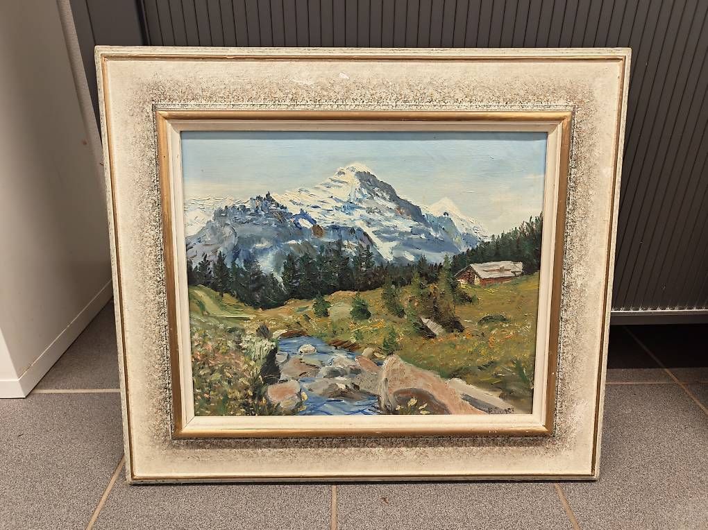 Gemälde: Gemälde Berg Panorama  – Gebraucht aus Marthalen von st1_np96