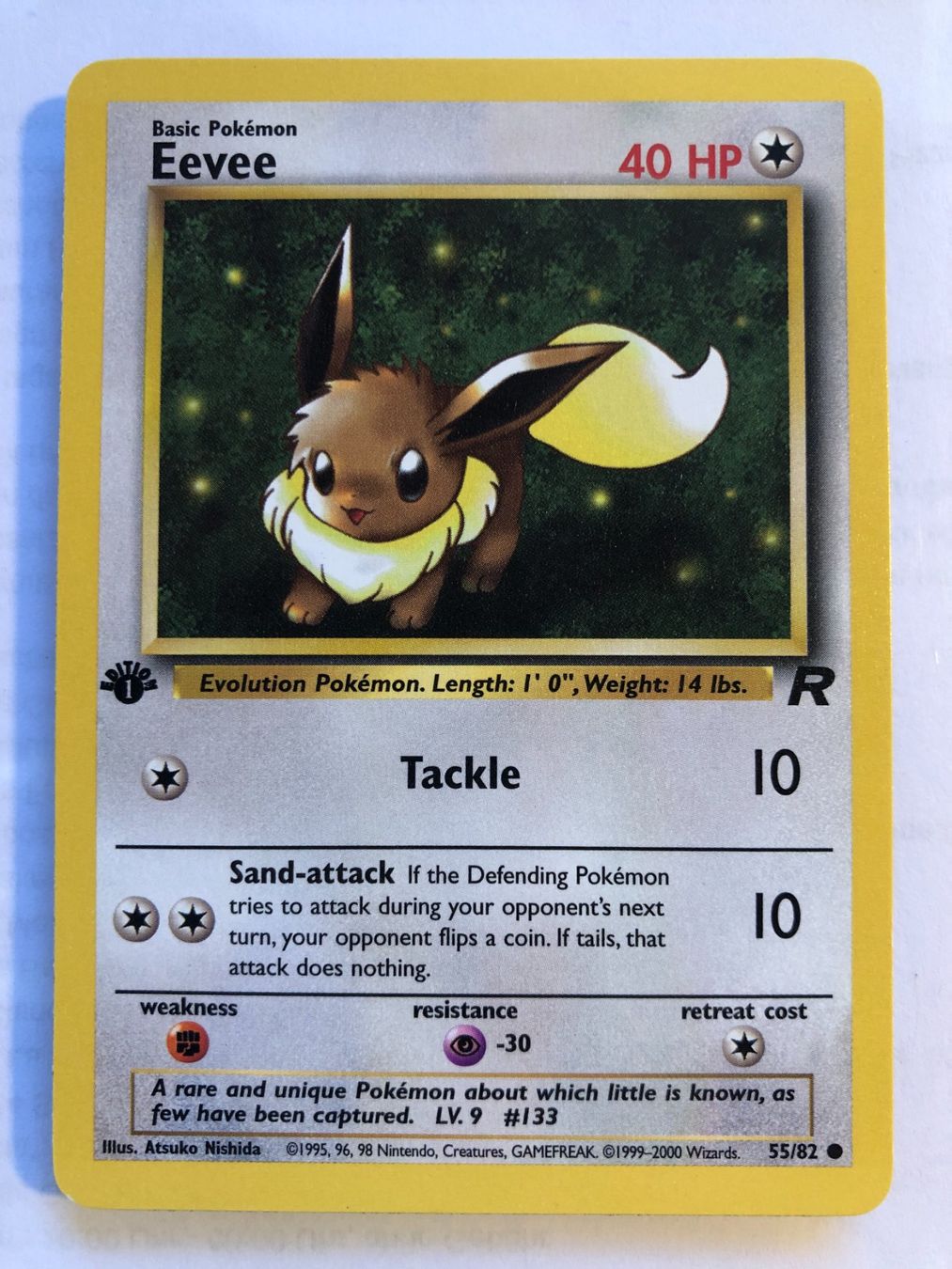 Sammelbilder & Trading cards: Eevee 1st Team Rocket - MINT - ab 1.- – Gebraucht aus Giubiasco von dan_pr8b