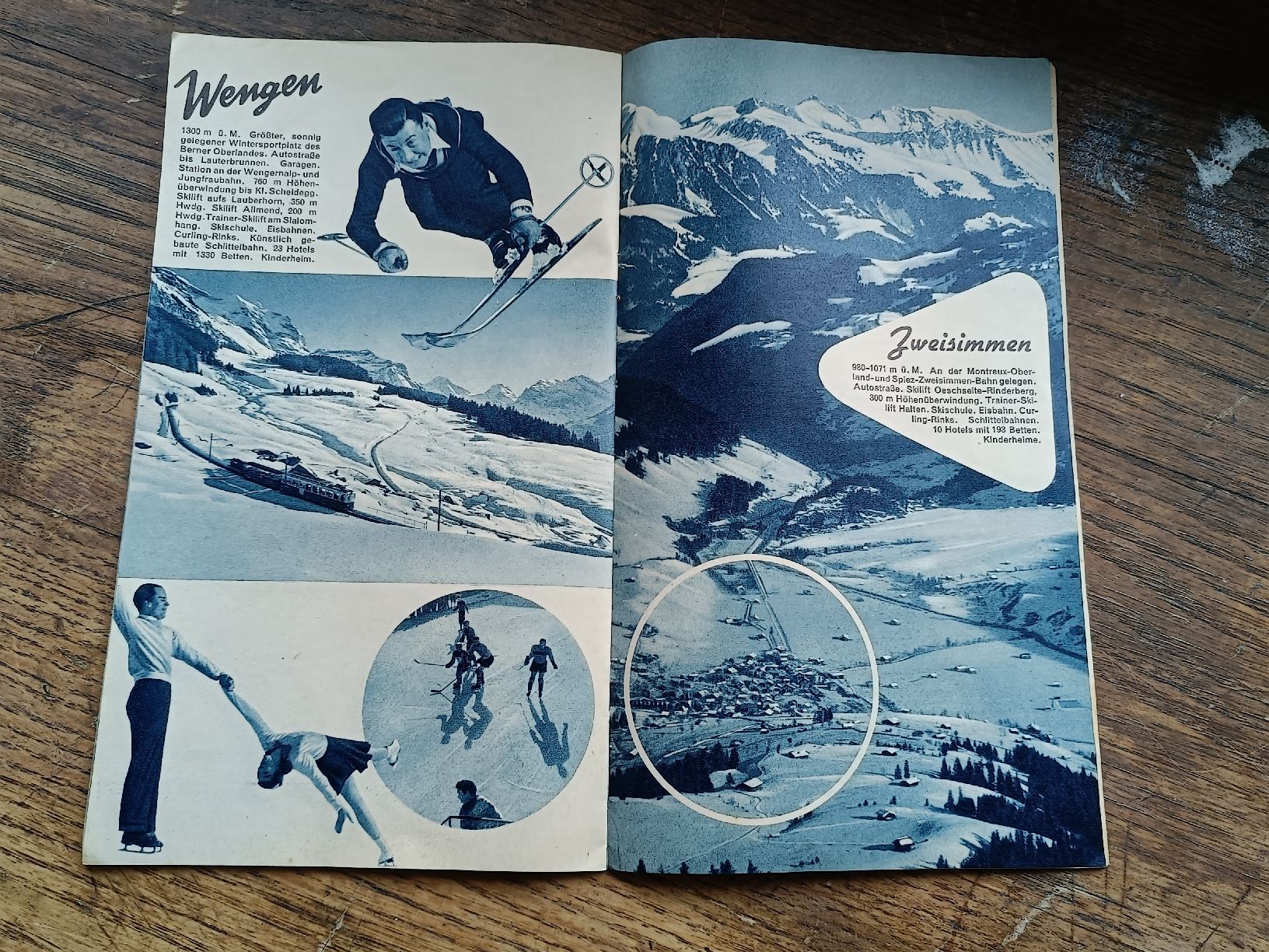Documenti: Alter Prospekt / Berner Oberland - Ausgabe ca. 1939 – Usato da Brugg AG venduto da Ente015 6