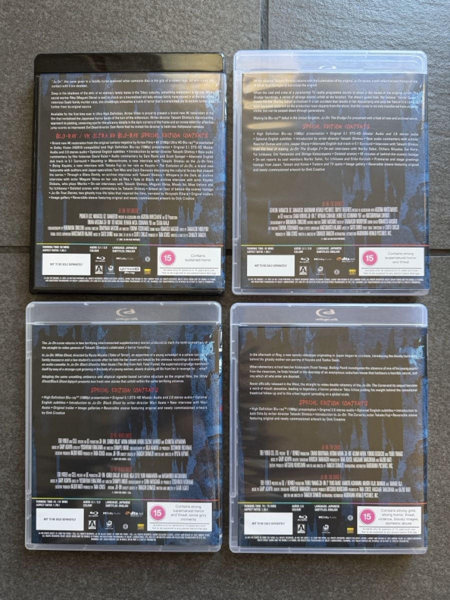 Tous les DVDs: Ju-On: The Grudge Collection Arrow Video – D'occasion à Zürich par cENS0R 4