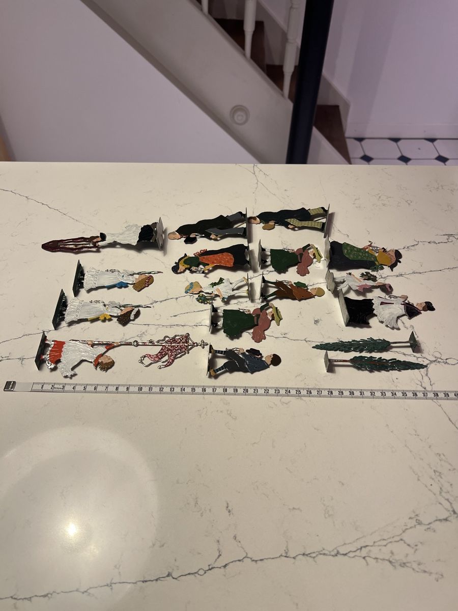 Tutte le decorazioni: Alte Zinnfiguren Prozession – Usato da Aarburg venduto da Annemarie16 4