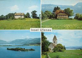 INSEL UFENAU Kapelle Gasthaus gehört Kloster Einsiedeln