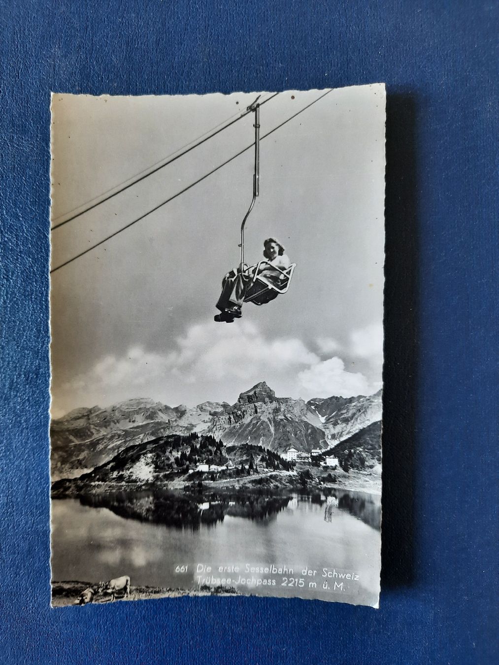 Cartoline postali: Ansichtskarte Sessellift Trübsee, gestempelt – Usato da Marly venduto da neu-adlerauge65