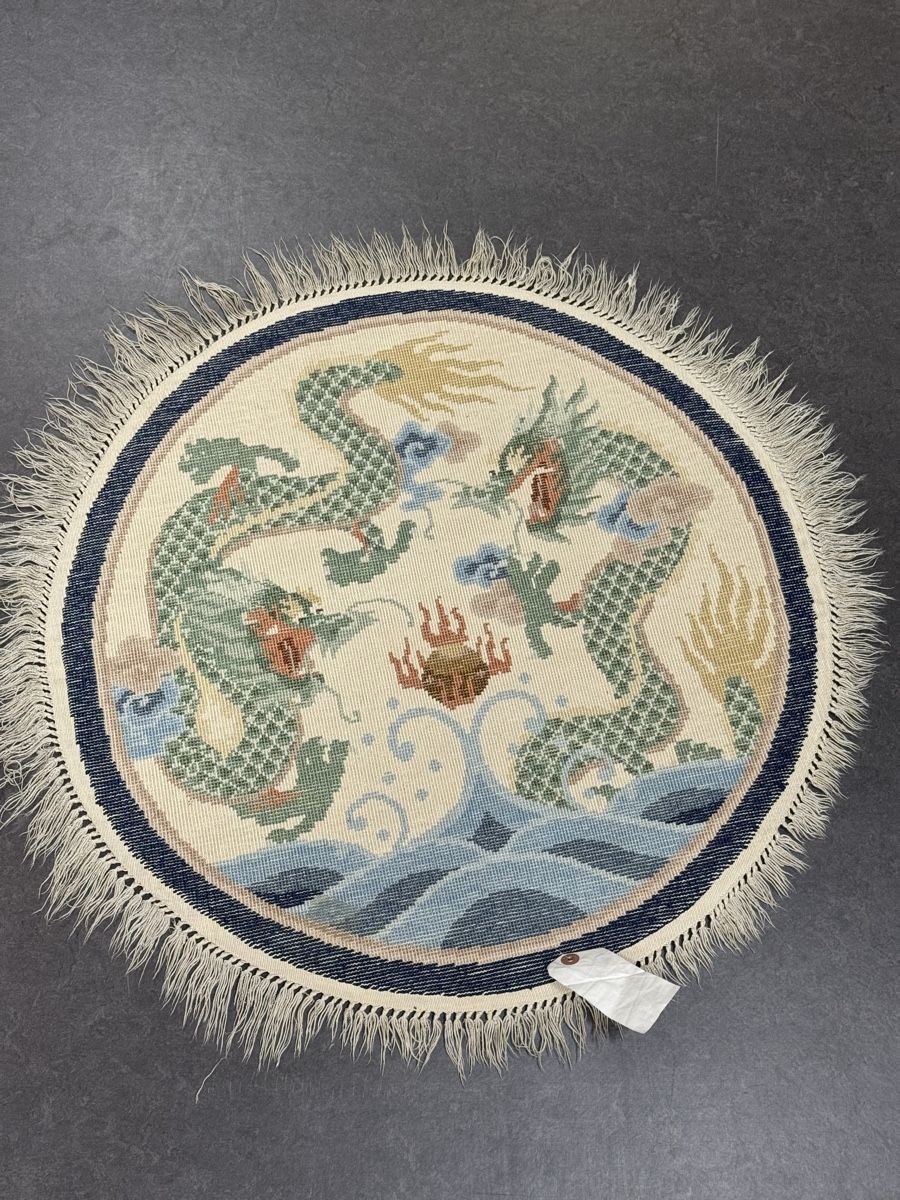Tappeti: Runder chinesischer Teppich mit Drachenmotiv – Usato da Liestal venduto da nani054 4