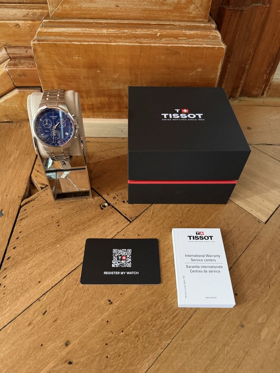 Tissot Orologi: Tissot PRX Chronograph Armbanduhr NEU – Nuovo e nell'imballaggio originale da Schaffhausen venduto da oscarstahelag