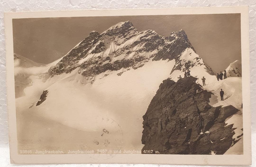 Cartoline postali: JUNGFRAUJOCH   -  1932  -  Jungfraubahn – Usato da Delémont venduto da Domdom1