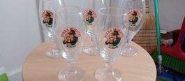 5 Birra Moretti Biergläser 0.2l von Rastal 