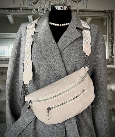 ⚜️ Luxory Crossbody-Tasche, cremefarben– NEU!