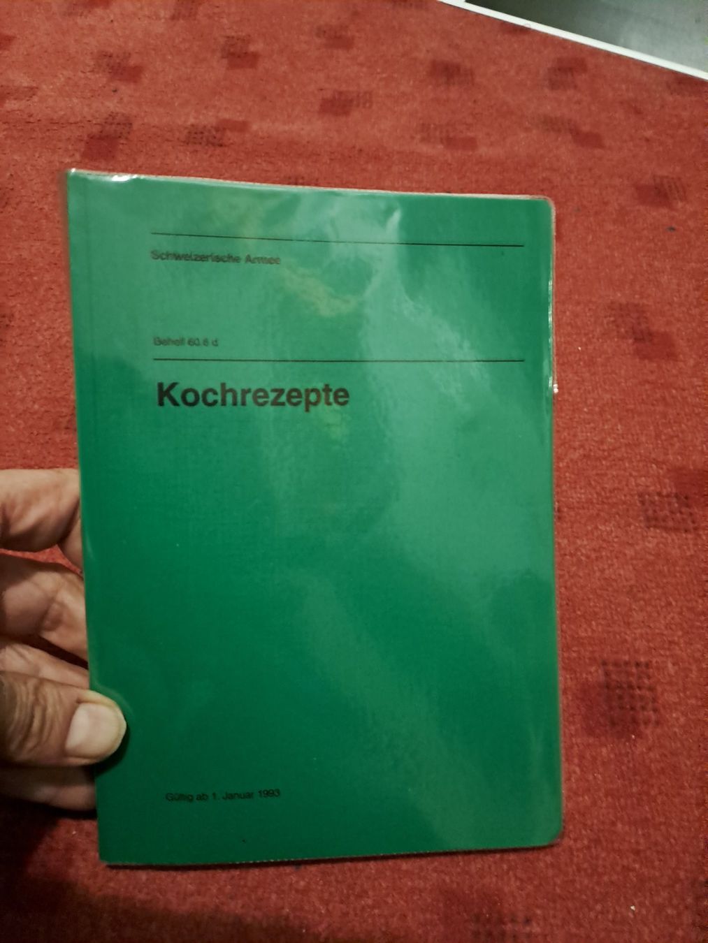 Libri: Reglement, " Kochrezepte " – Usato da St.Gallen venduto da Infanteriewerk 1