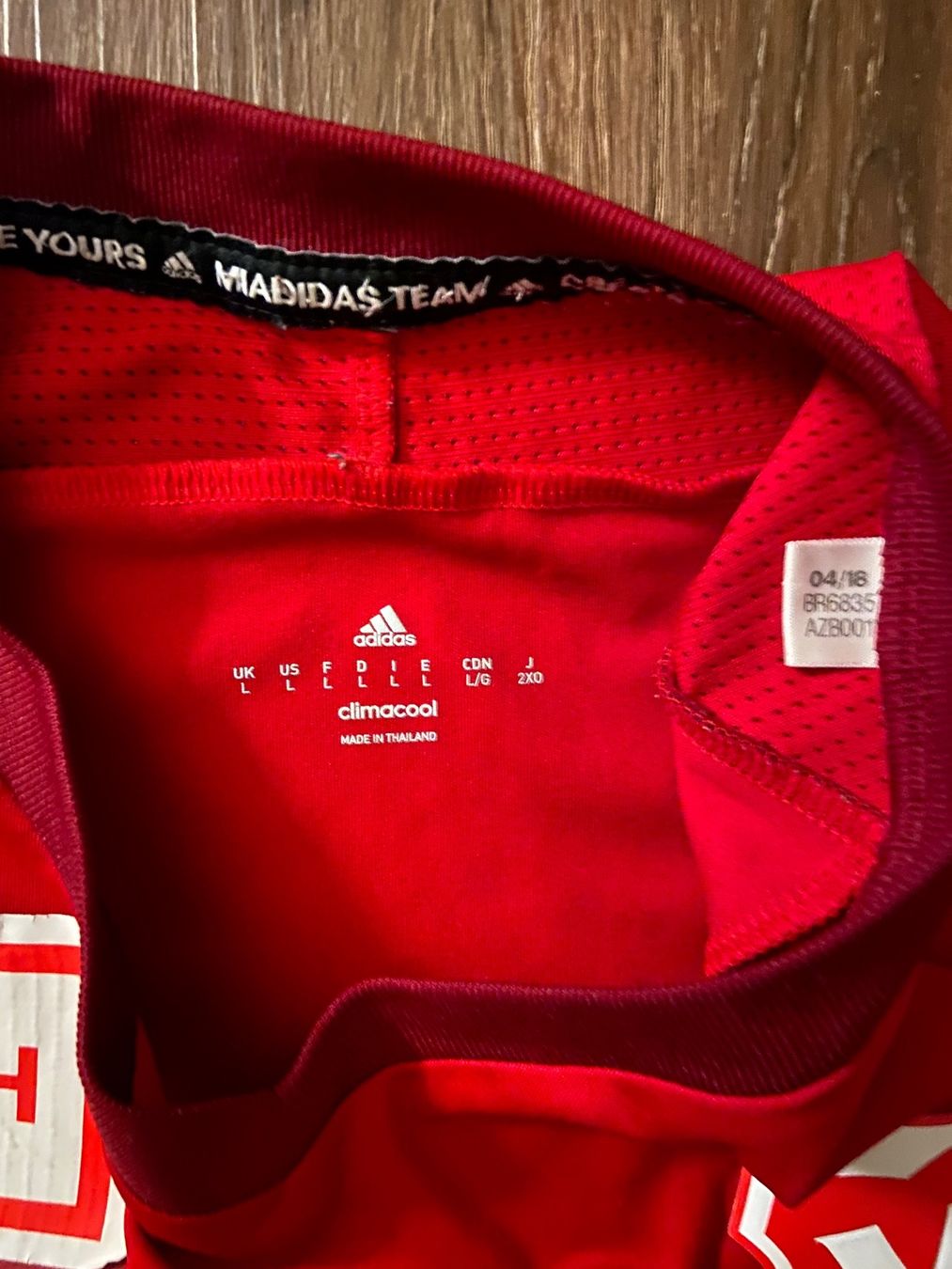 Adidas Canottiere & Pantaloni: FC Vaduz Trikot Gr. L / Drazan – Usato da Muttenz venduto da bargain_hunter 2