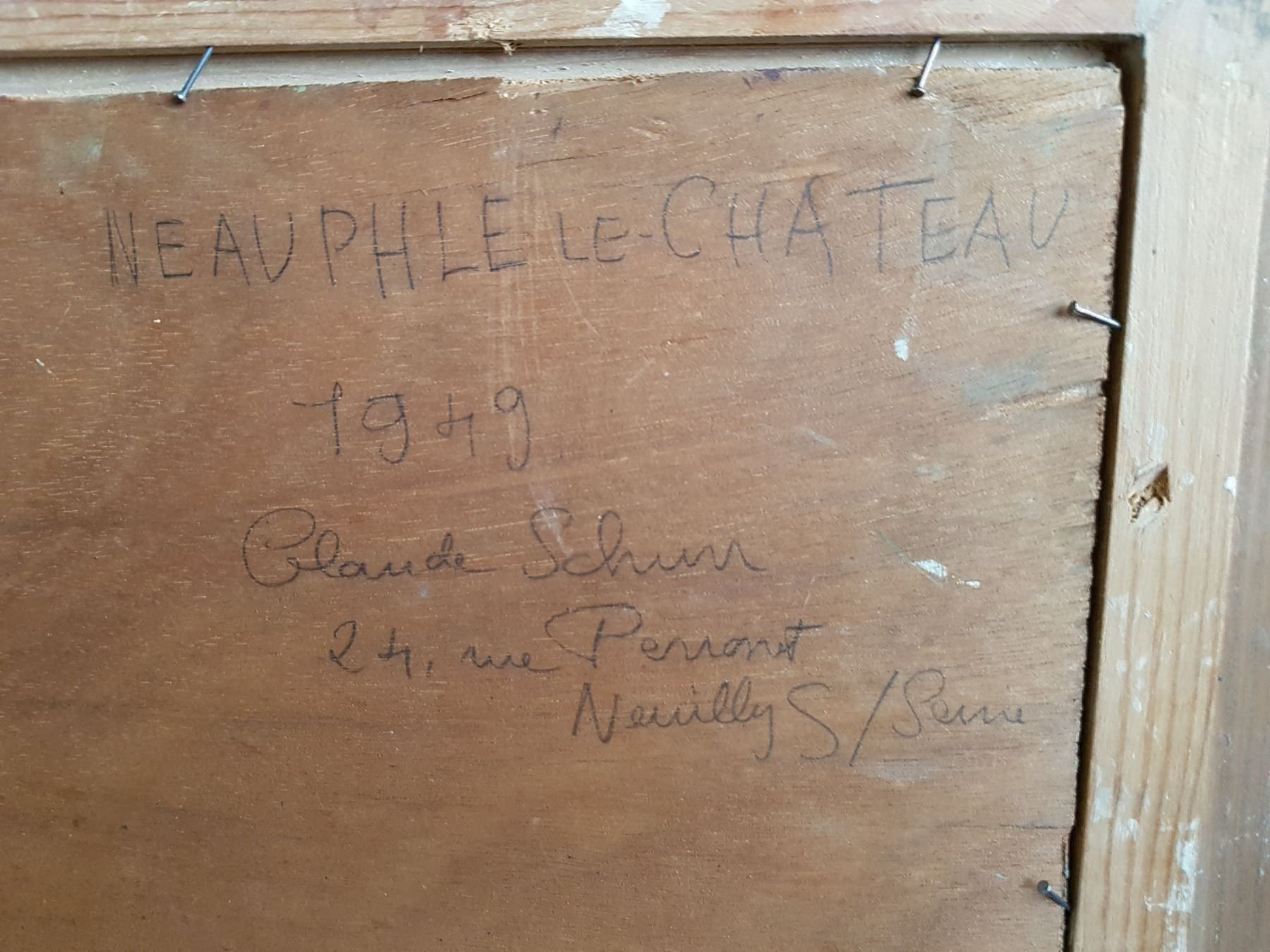 Dipinti: Claude SCHURR, Neauphle-le-Château 1949 – Usato da Lausanne venduto da leneko 6