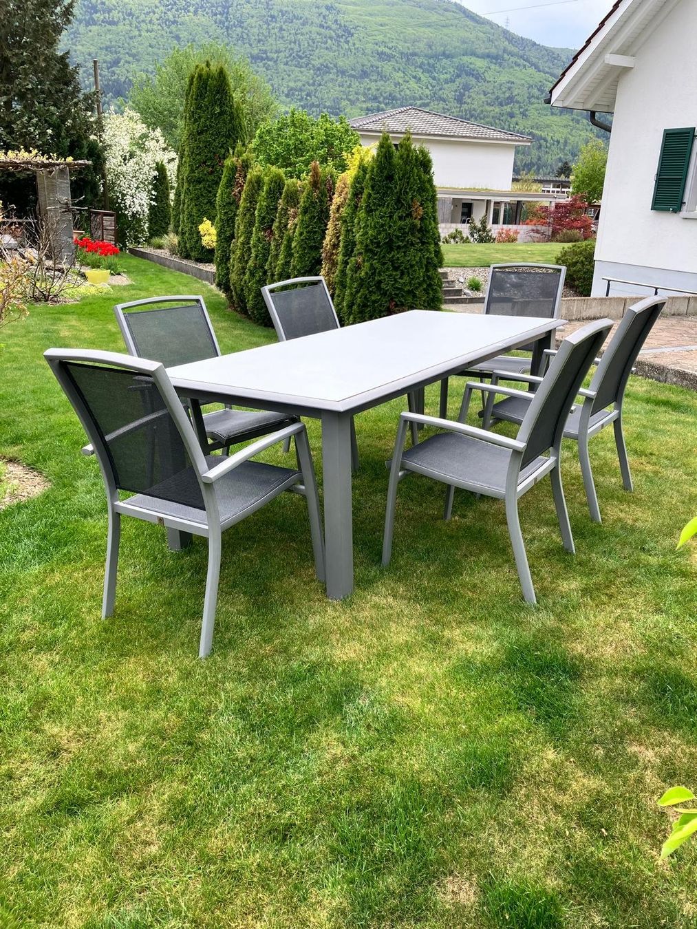 Set di tavolo e panche: Gartentisch – Usato da Matzendorf venduto da fanki.s 1