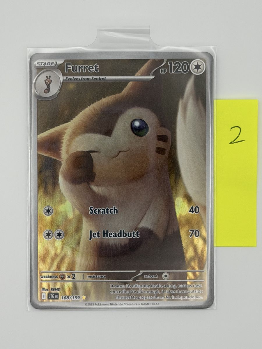 Pokémon Carte collezionabili: Pokémon Furret 168/159 – Nuovo (secondo la descrizione) da Uster venduto da CDM96