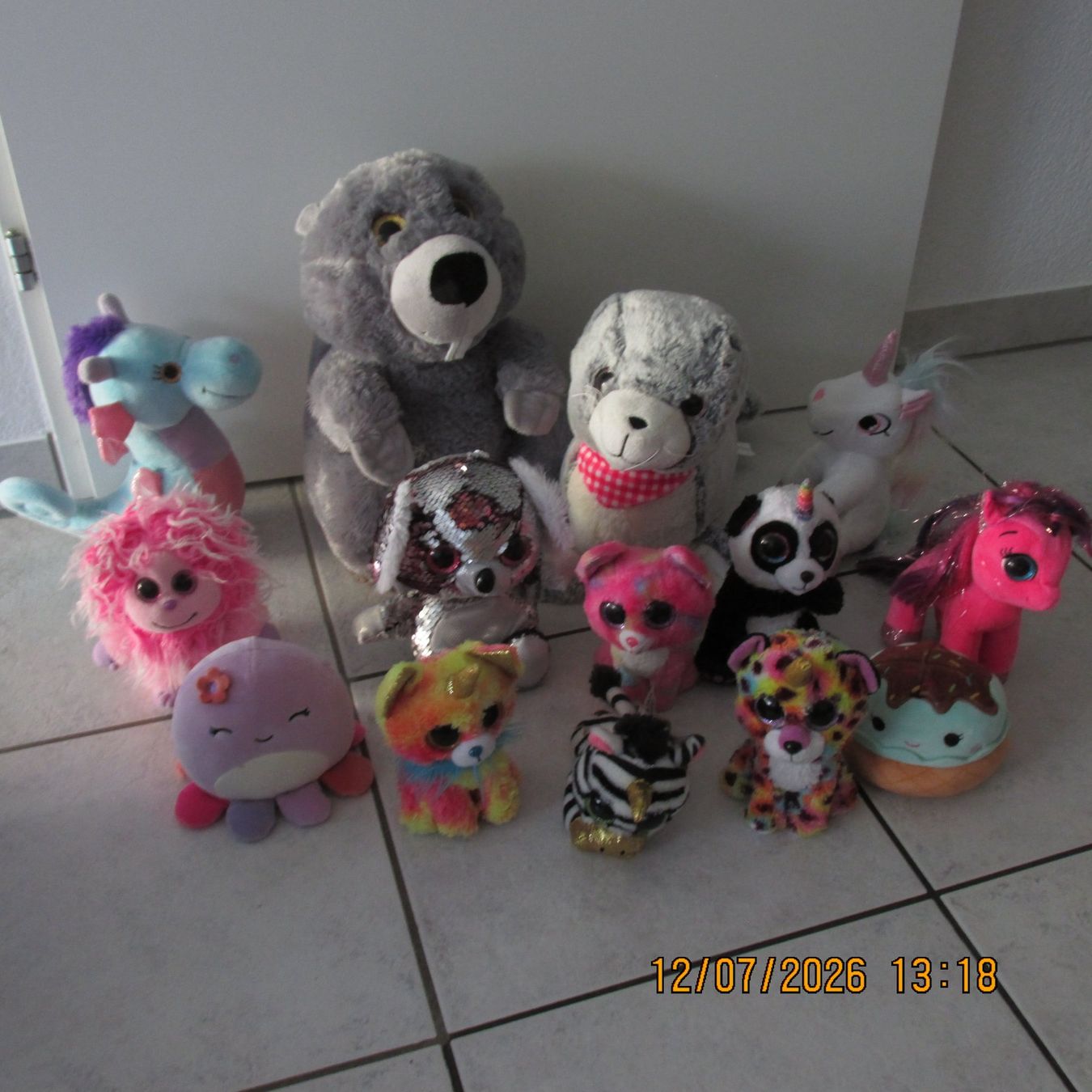 Jouets: Stofftiere Set gem. Bilder 14 Stk. – D'occasion à Galgenen par Forflowers 1