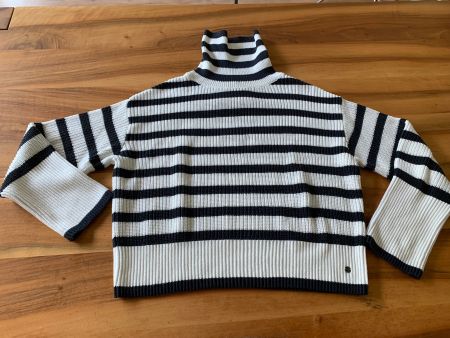Monari edel Strickpullover Streifen, Rollkragen 34 Oversize