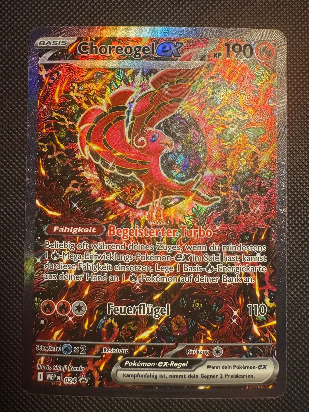 Pokémon Carte collezionabili: Choreogel EX MEP 024 Promo DE – Usato da Binz venduto da savalp