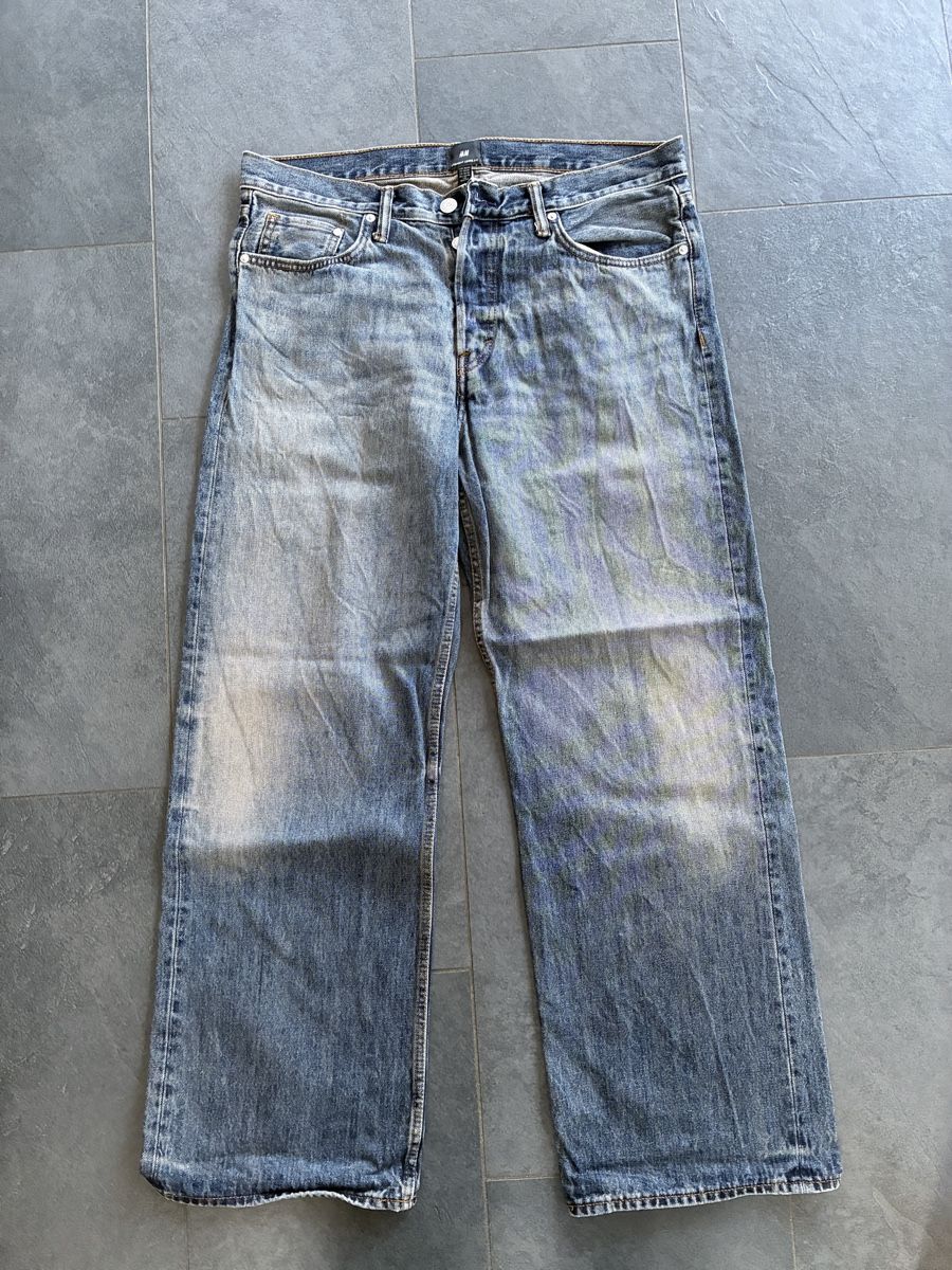H&M Jeans: Blau-graue Jeans Baggy - H&M – Usato da Zwingen venduto da RamonGilgen