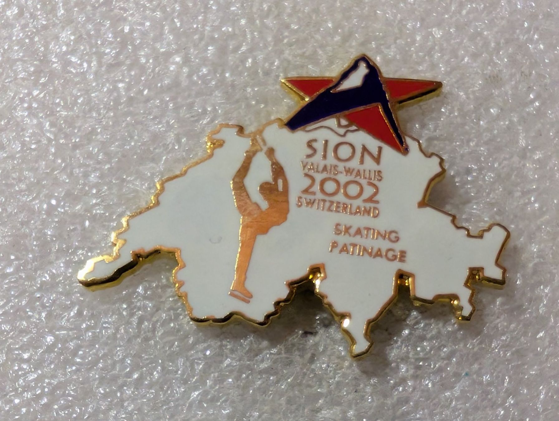 Placchette & Badge: Ansteckpin 43: Sion 2002 – Usato da Oppligen venduto da Pin-Fall-Shop