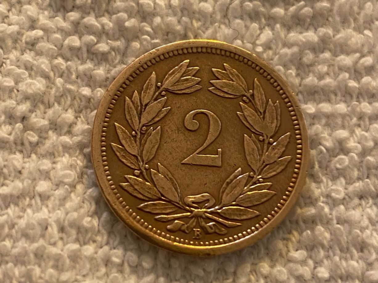 Toutes les monnaies: 2 centimes/Rappen 1883 B – D'occasion à Nyon par Ilmi09 1